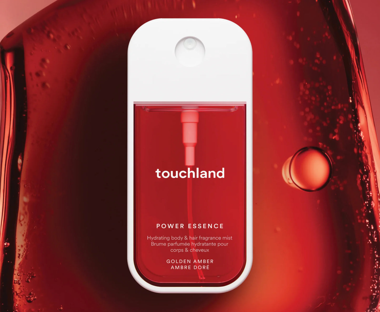 Touchland Golden Amber - Power Essence Body & Hair Fragance Mist