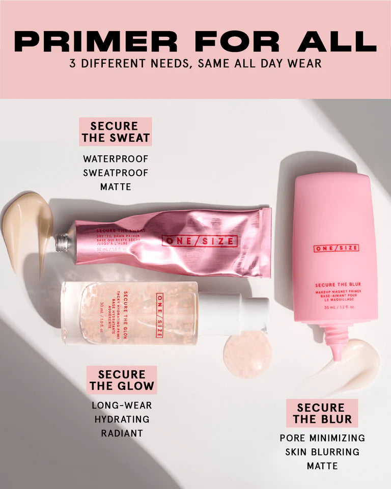 One/Size- Secure The Sweat
SWEAT-PROOF ALUMINUM-FREE PRIMER