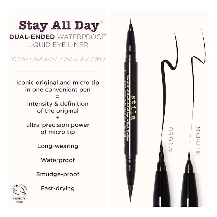 Stay All Day® Dual-Ended Waterproof Liquid Eye Liner - stila