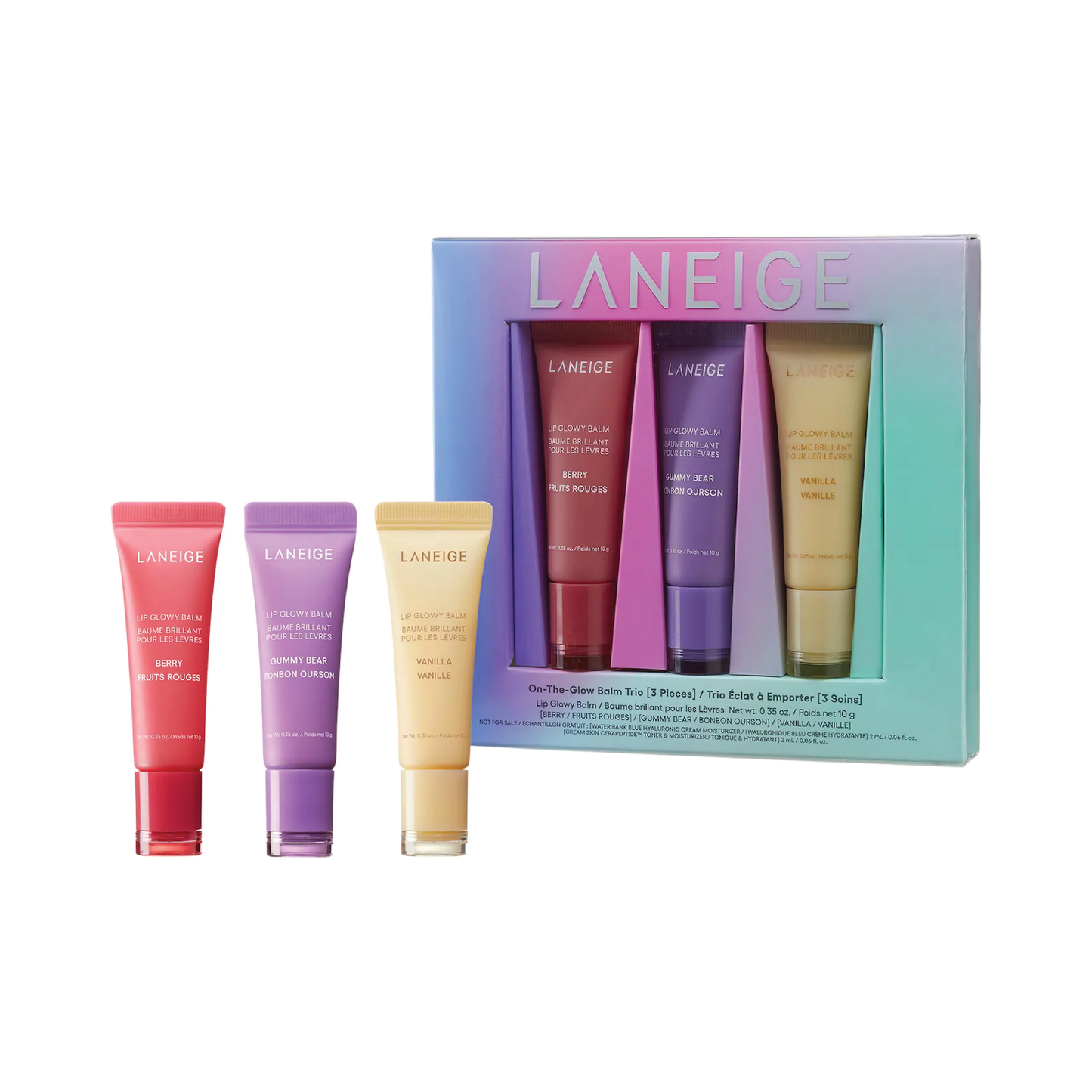 Laneige - On-the-Glow Lip Balm Trio