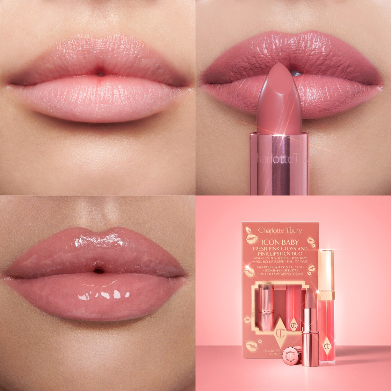 Charlotte Tilbury - K.I.S.S.I.N.G Lipstick and Lip Gloss Duos
