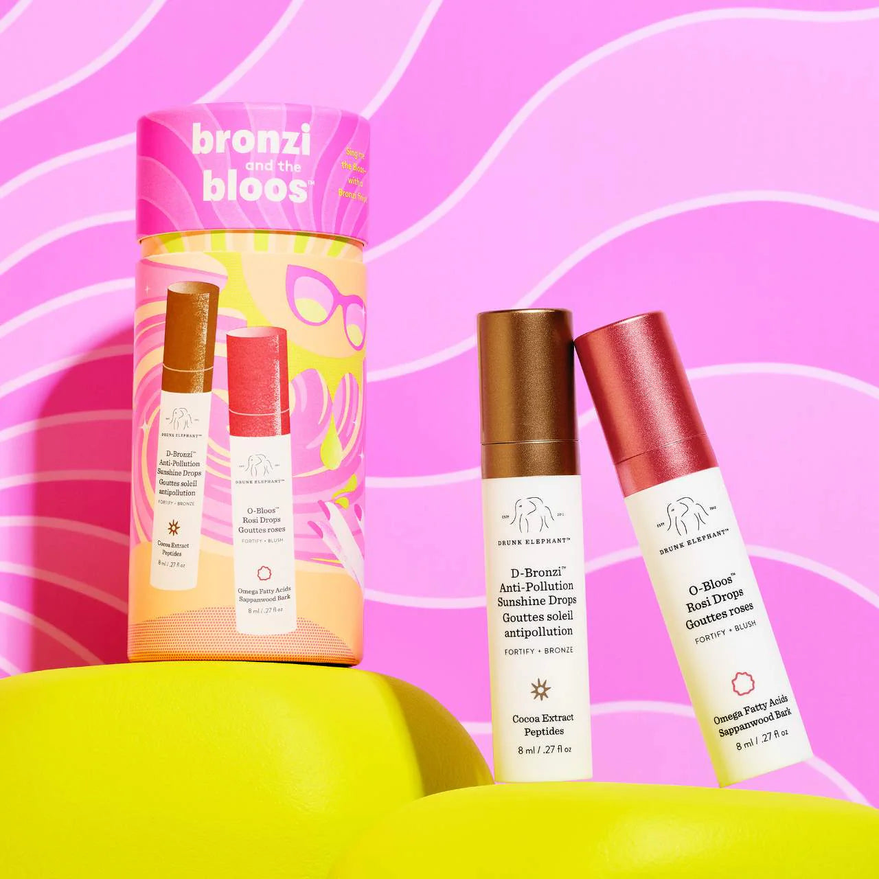 Drunk Elephant - Bronzi and the Bloos Color Serum Duo