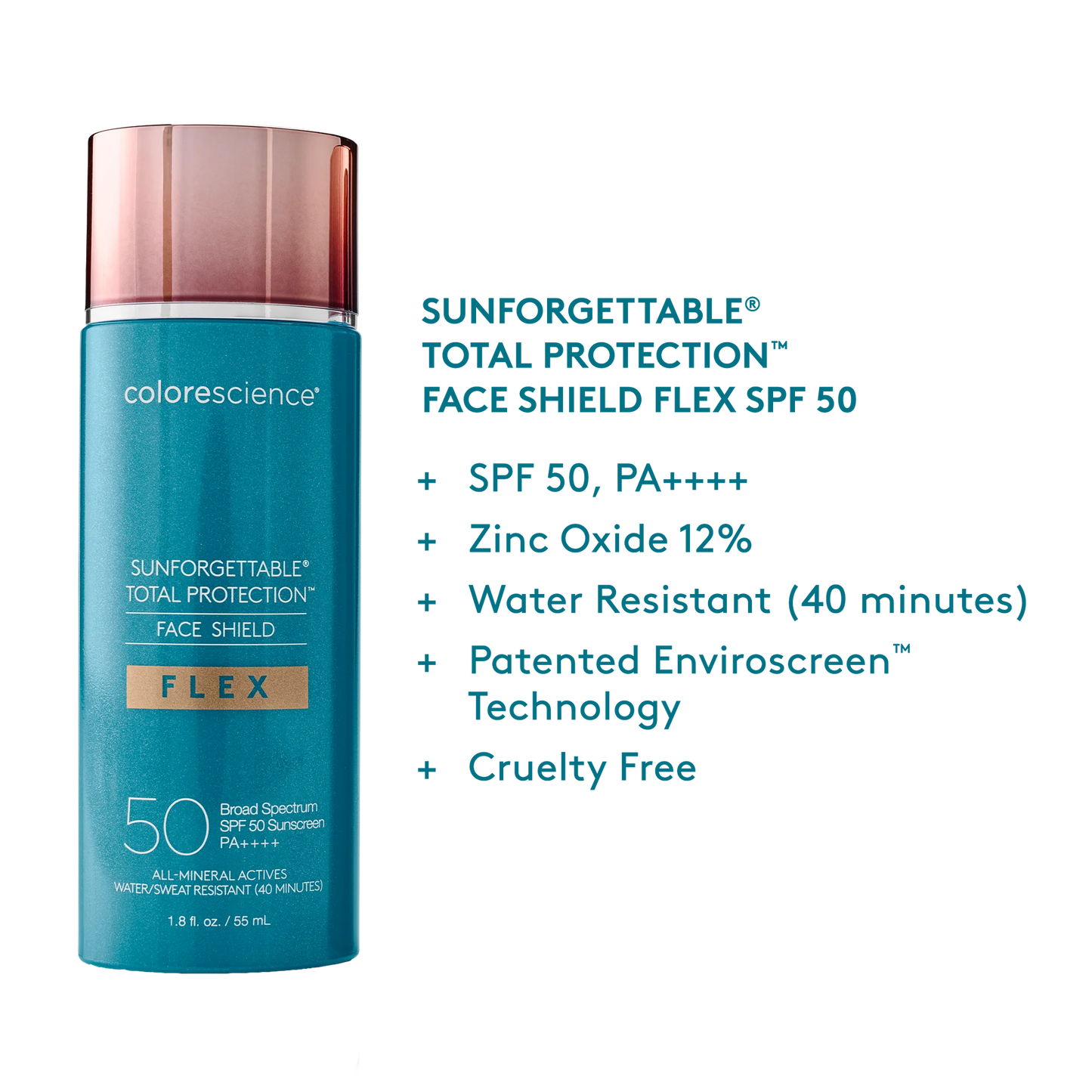 Sunforgettable Total Protection Face Shield Flex SPF 50 - Colorscience