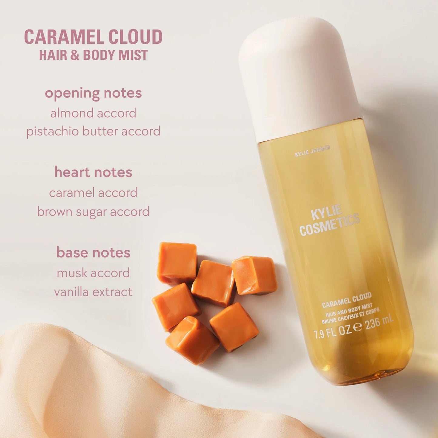 caramel cloud hair & body mist - Kylie Cosmetics