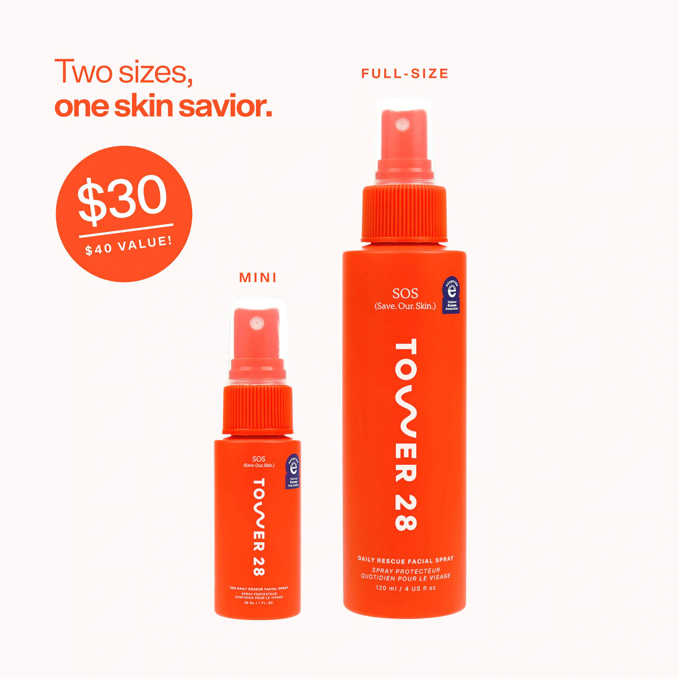 Tower 28 Beauty - SOS Hypochlorous Acid Spray Duo Skincare Set