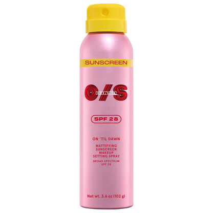 ON ‘TIL DAWN - Mattifying Sunscreen Makeup Setting Spray SPF 28 - One Size