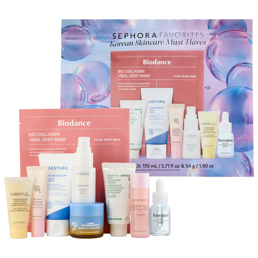 Sephora Favorites 
Korean Skincare Must-Haves Set