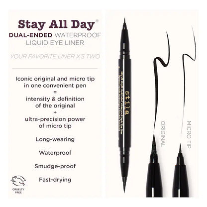 Stay All Day® Dual-Ended Waterproof Liquid Eye Liner - stila