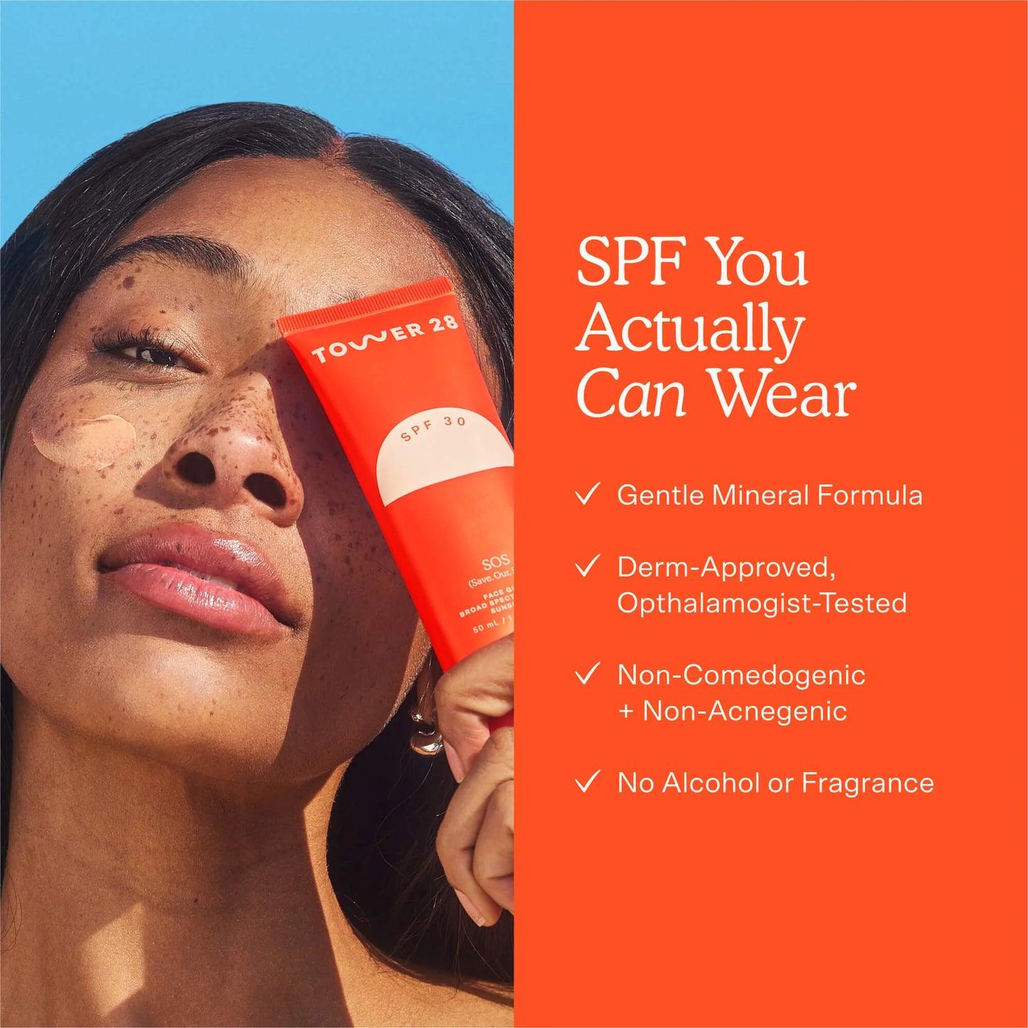SOS FaceGuard™ SPF 30 Sunscreen PA+++ - Tower 28