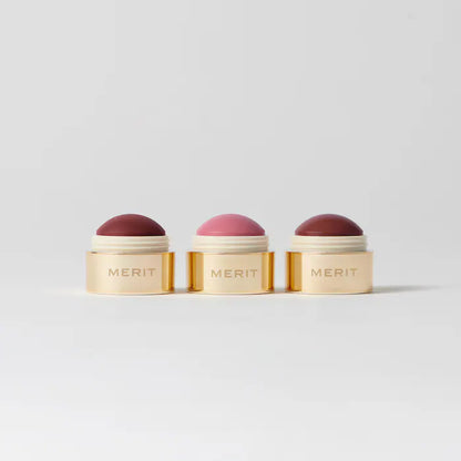 Mini Flush Balm Cream Blush Trio Set - Merit