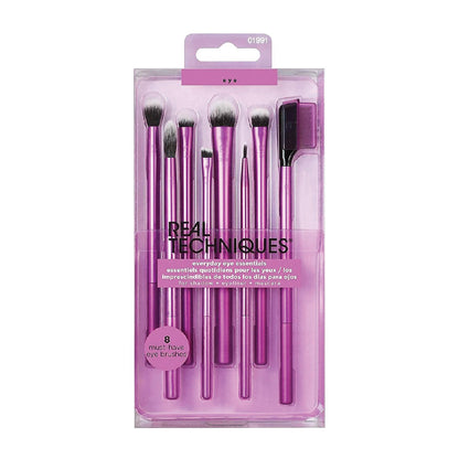 Real Techniques - Set de brochas Everyday Eye Essentials